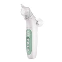 Aspirador nasal para bebé eléctrico Momcozy, 2 en 1, spray y succión, alivio congestión, blanco